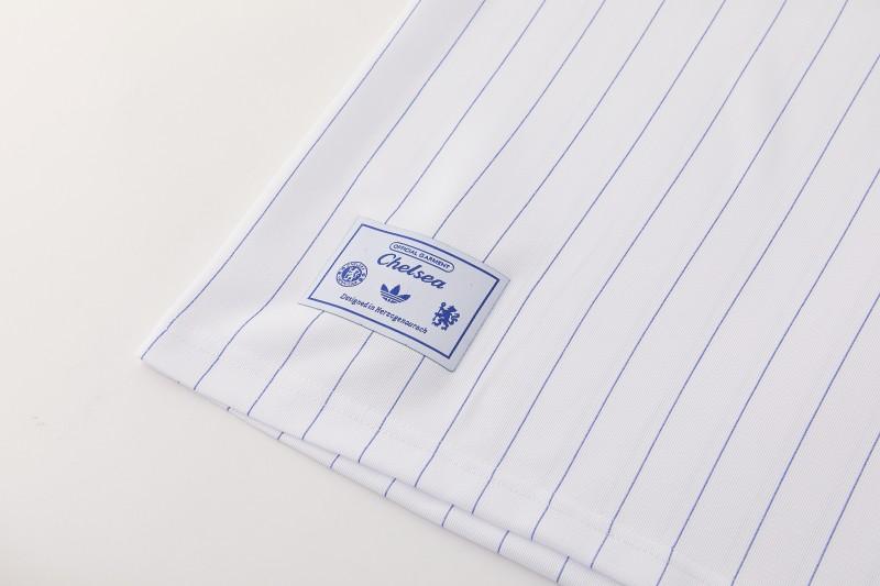 Chelsea 2025/26 White/Blue Casual Shirt + Shorts Set