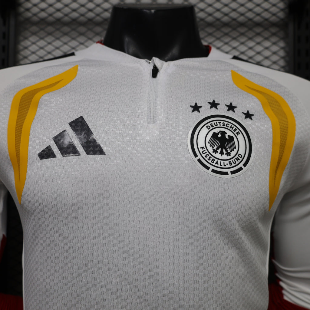 Germany 2026 White ¼  Zip Player Version Training Top