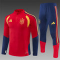 Spain 2026/27 Red/Navy ¼  Zip Training Set | Adult + Kids Sizes
