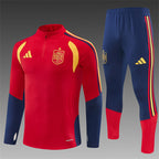 Spain 2026/27 Red/Navy ¼  Zip Training Set | Adult + Kids Sizes