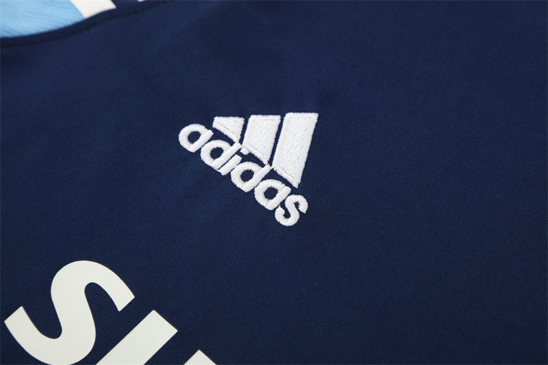 Real Madrid 2003/04 Navy Retro Training Top