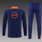 Barcelona 2025/26 Navy T90 ¼ Zip Training Set | Adult + Kids Sizes