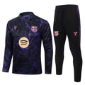 Barcelona 2026/27 Dark Purple Kobe ¼  Zip Training Set | Adult + Kids Sizes