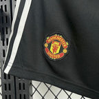 Manchester United 2025/26 Home Black  - Fan Shorts