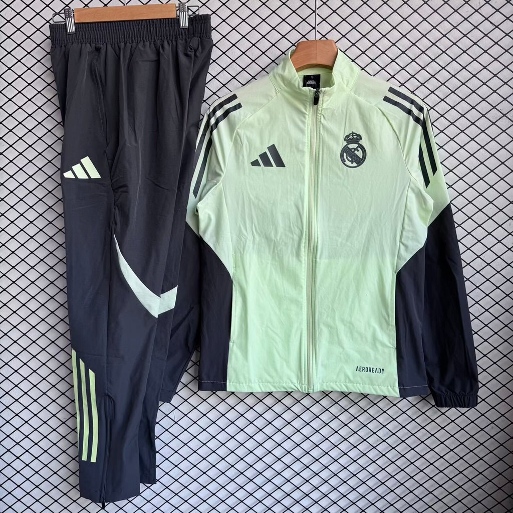 Real Madrid 2026/27 Lime - Windbreaker Tracksuit