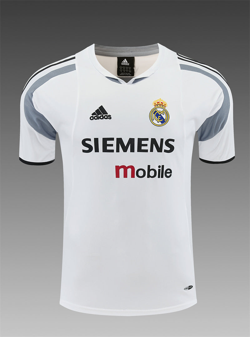 Real Madrid 2004/05 White Retro Training Top