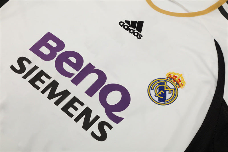 Real Madrid 2006/07 White Retro Training Top