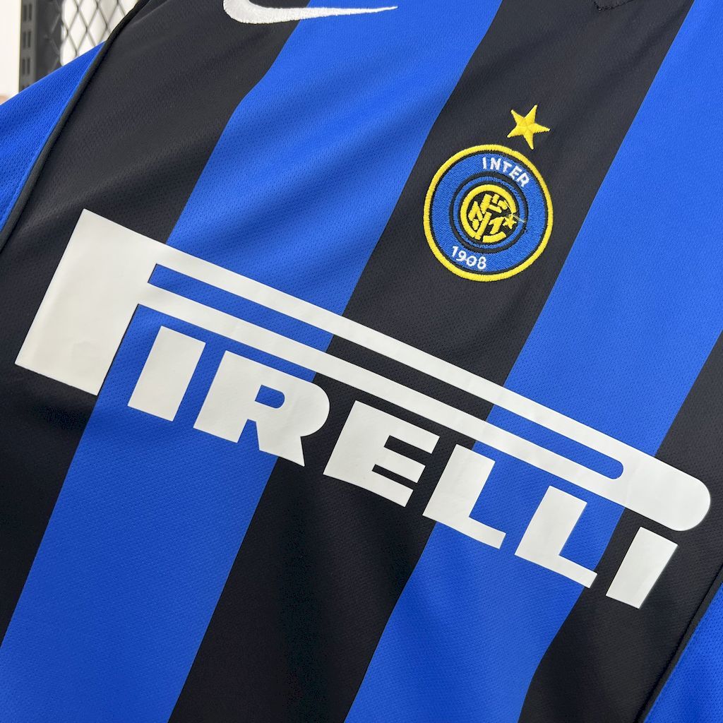 Inter Milan 2004/05 Home Long Sleeve - Retro