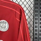 Paris Saint-Germain 2024/25 Red Goalkeeper Long Sleeve - Fan Version