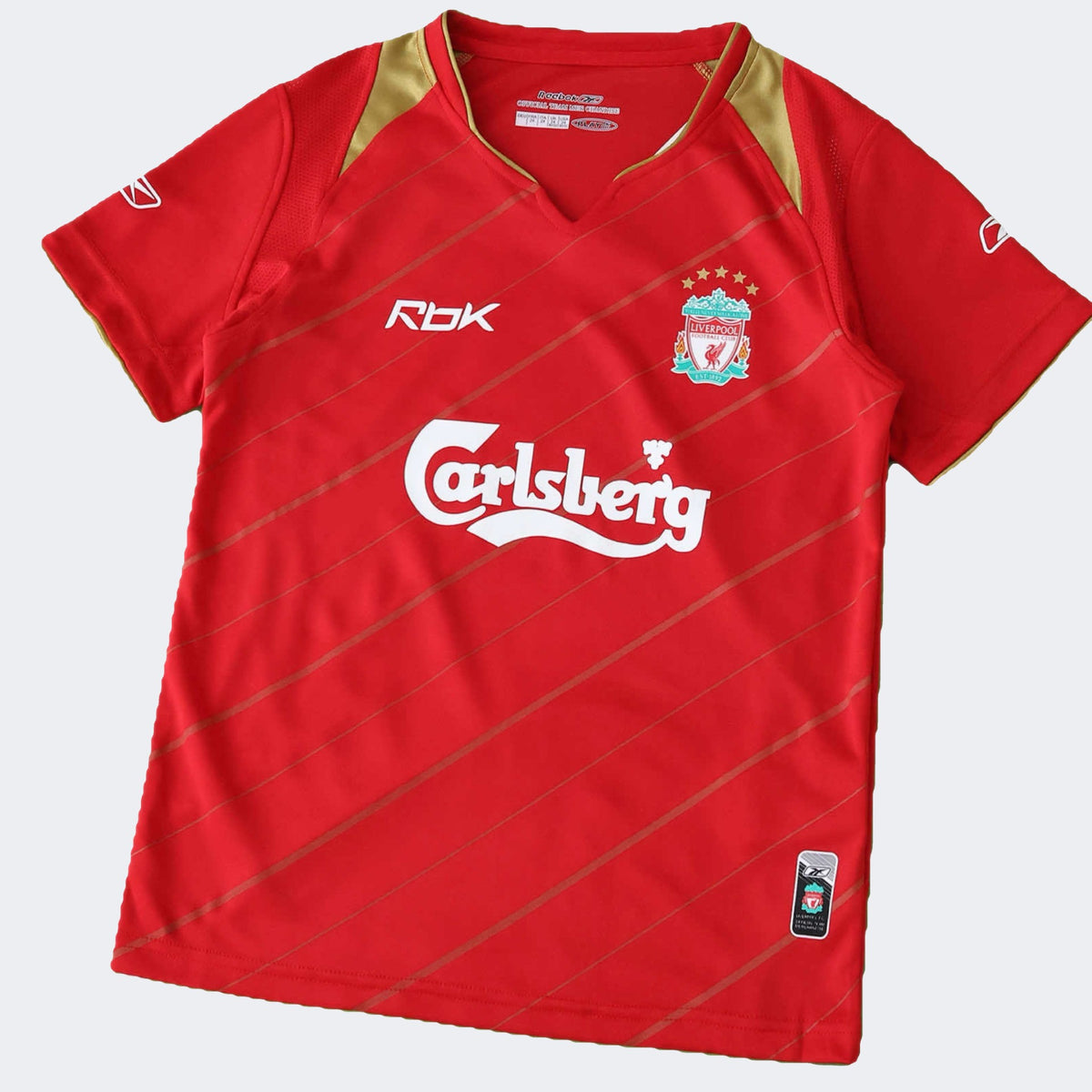 Liverpool FC 2005/06 Euro Home - Retro Kid Kit football kit - view 3