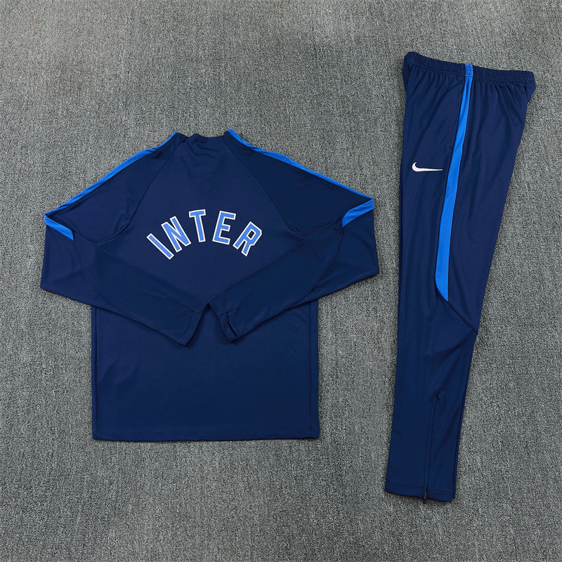 Inter Milan 2026/27 Navy ¼  Zip Training Set | Adult + Kids Sizes