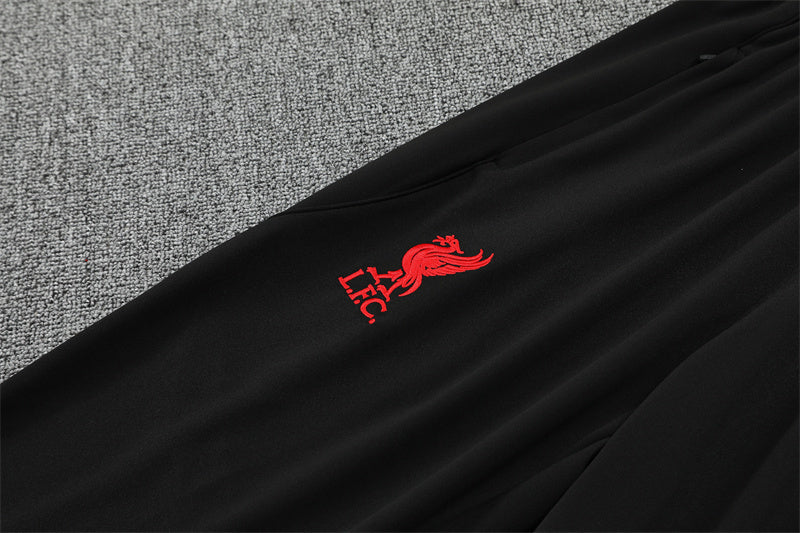 Liverpool FC 2025/26 Black/Red ¼  Zip Training Set | Adult + Kids Sizes
