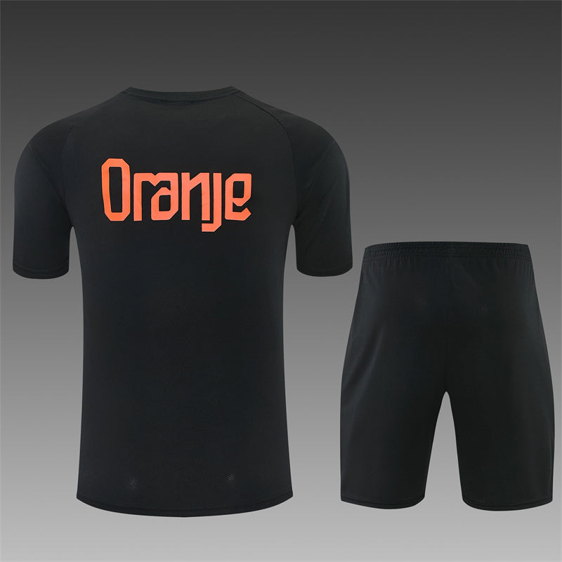 Netherlands 2026/27 Black Training Set (Adult + Kids Sizes)