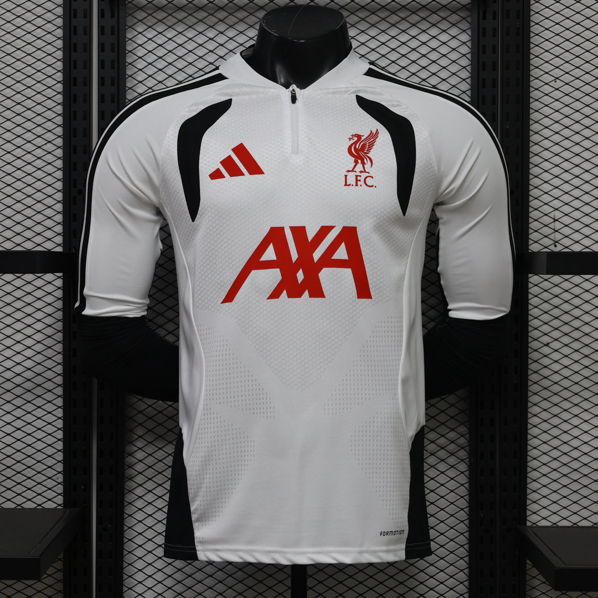 Liverpool FC 2026/27 White ¼  Zip Player Version Training Top