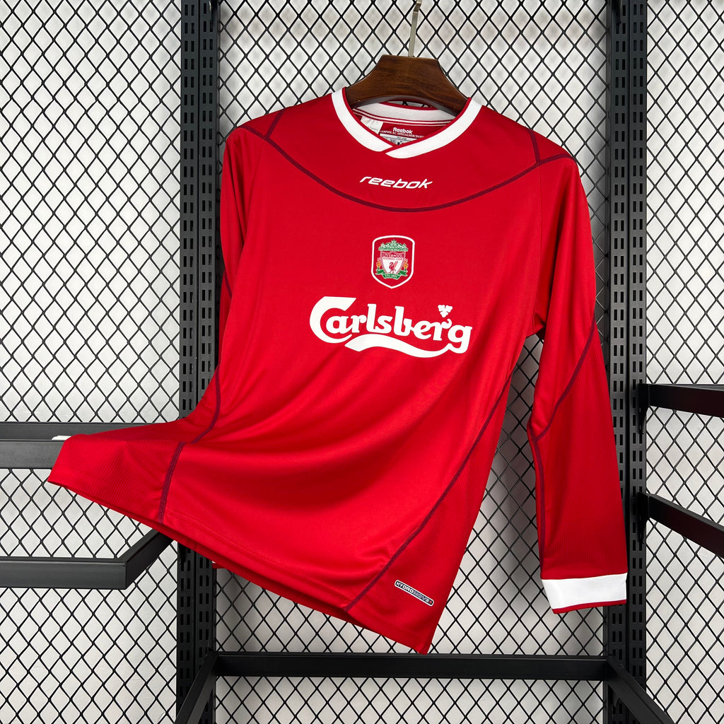 Liverpool FC 2002/04 Home Long Sleeve - Retro