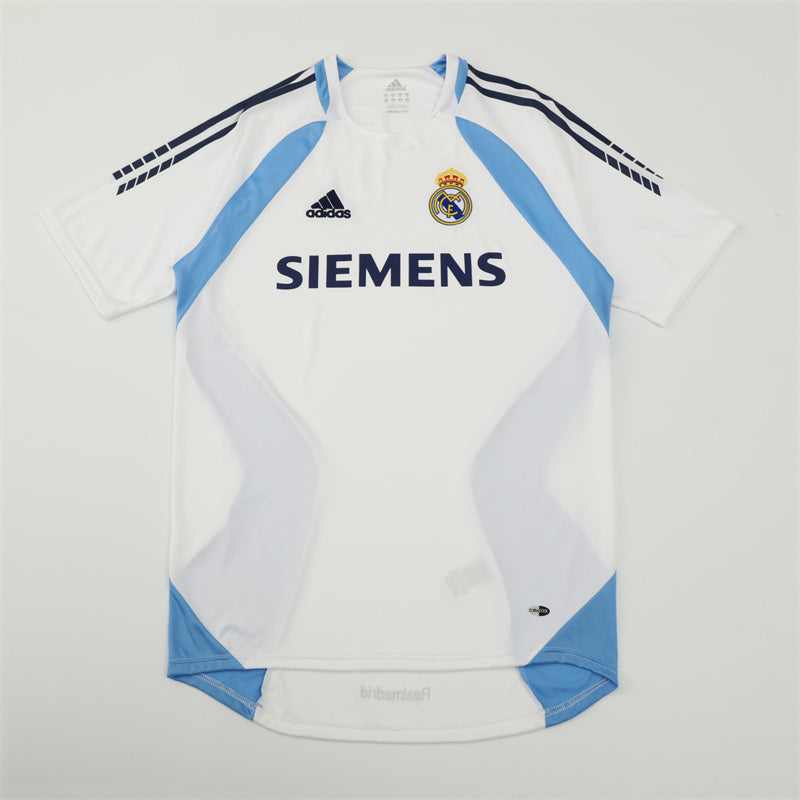 Real Madrid 2005/06 White Retro Training Top
