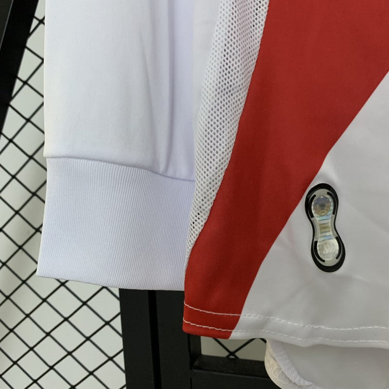 River Plate 2006/07 Home Long Sleeve - Retro
