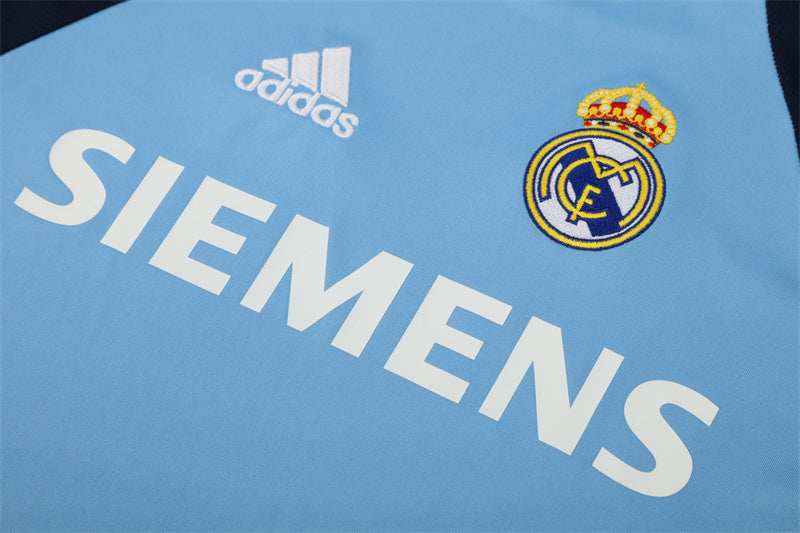 Real Madrid 2005/06 Light Blue Retro Training Top