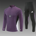 Manchester United 2025/26 Purple ¼  Zip Training Set | Adult + Kids Sizes