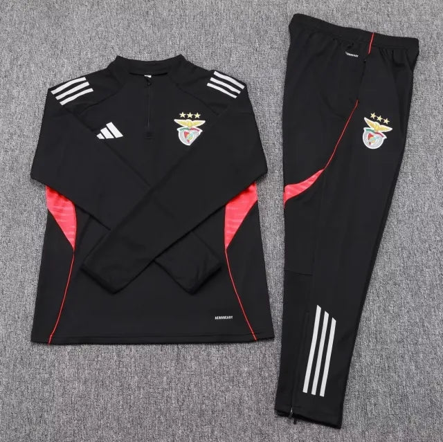 Benfica 2025/26 Black ¼  Zip Training Set