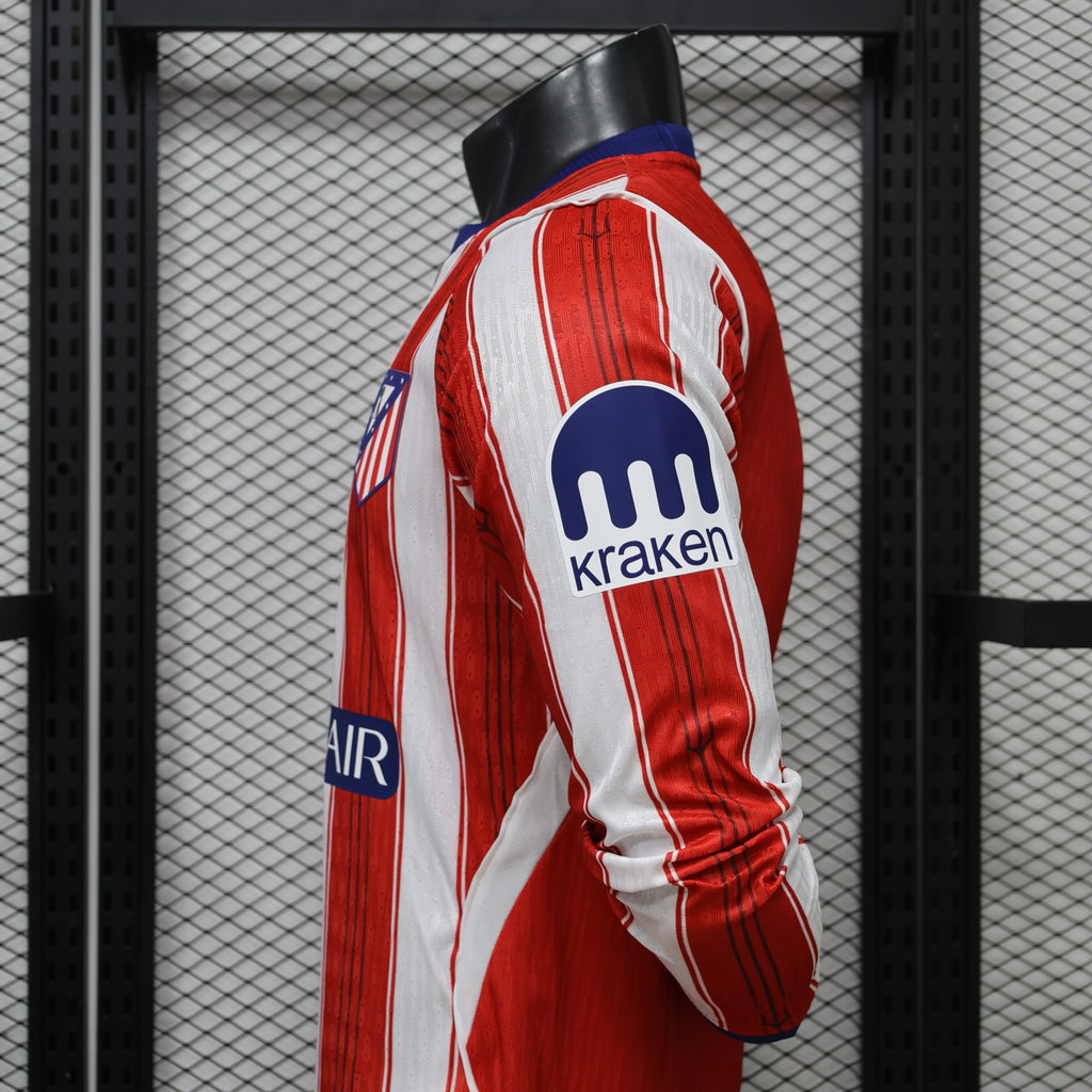 Atletico Madrid 2026/27 Home Long Sleeve - Player Version