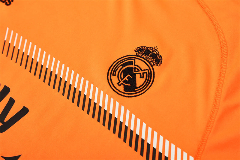 Real Madrid 2013/14 Orange Retro Training Top