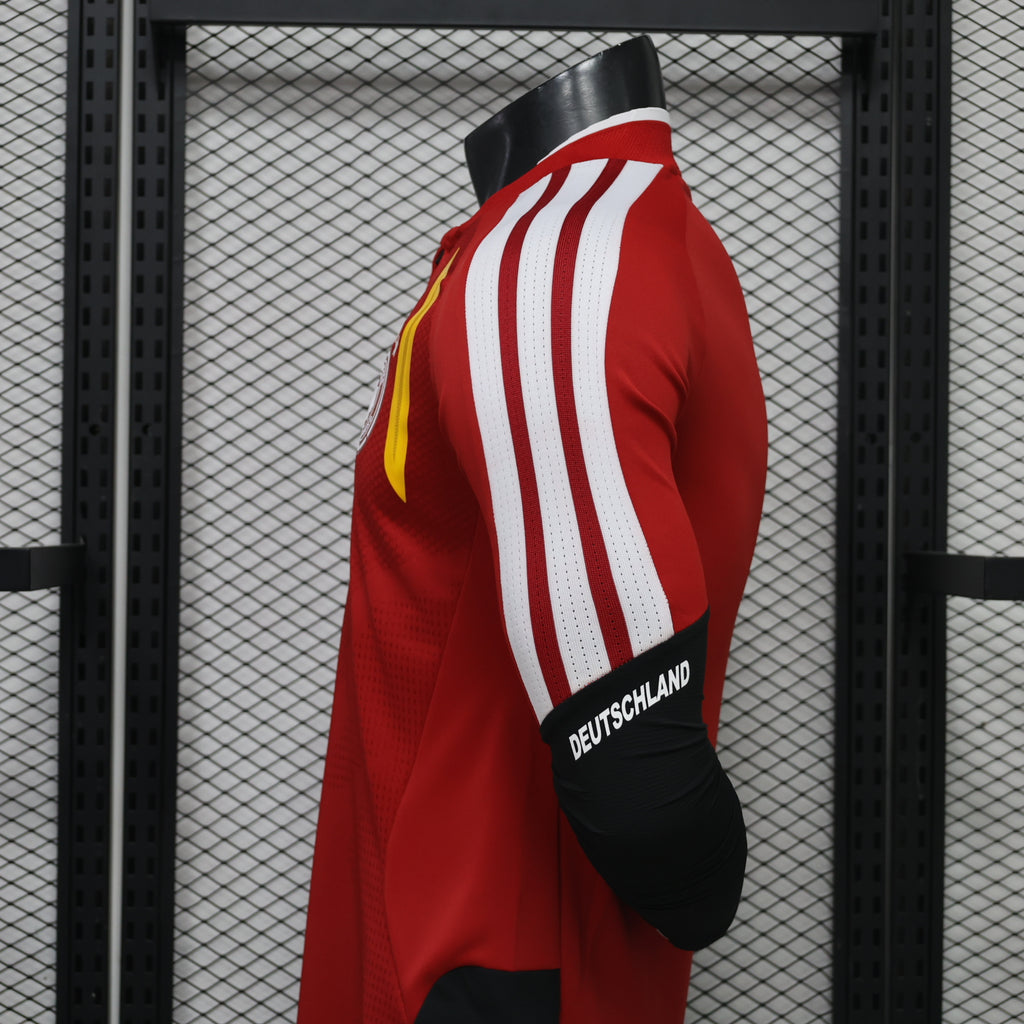 Germany 2026 Red ¼  Zip Player Version Training Top