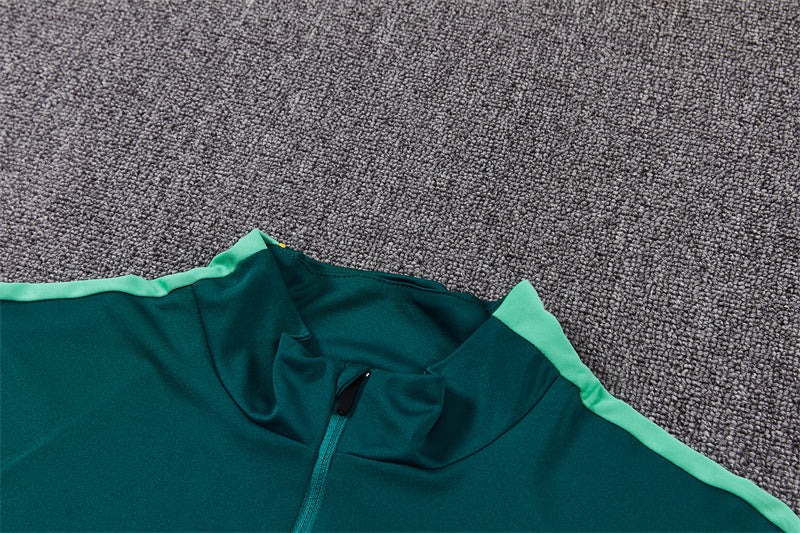 Brazil 2026/27 Green ¼  Zip Training Set | Adult + Kids Sizes