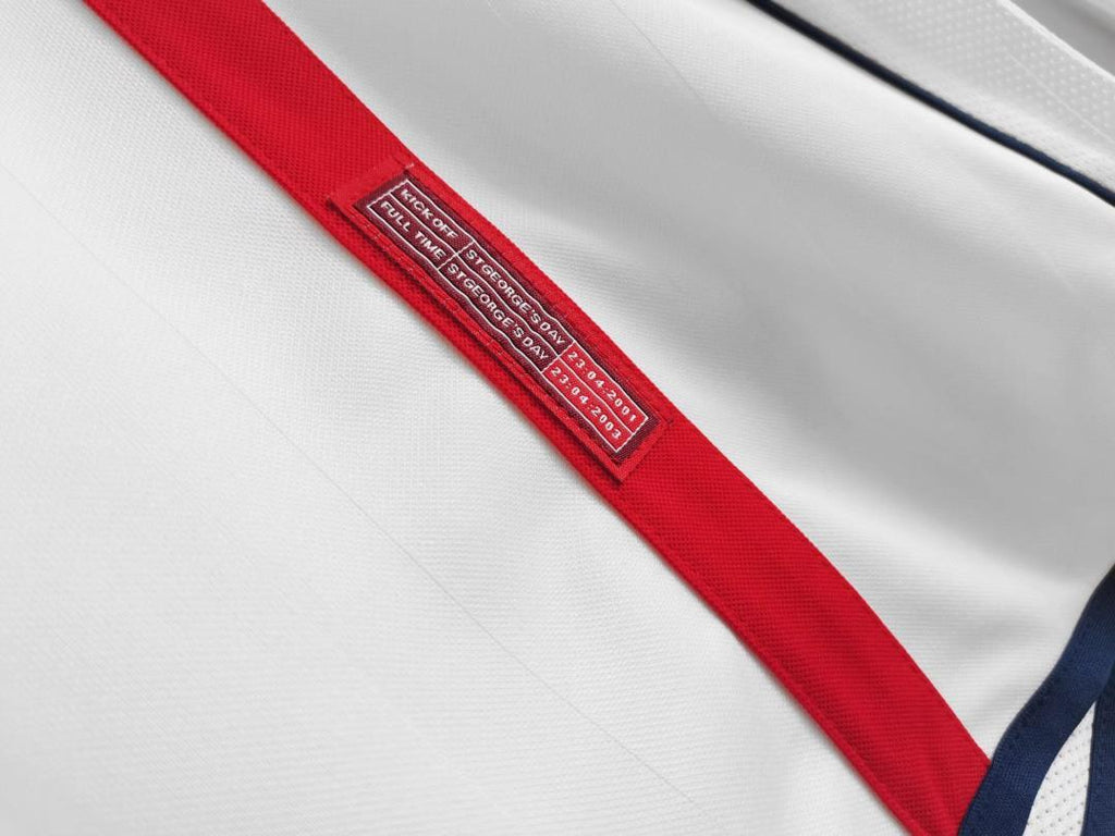 England 2002 Home Long Sleeve - Retro
