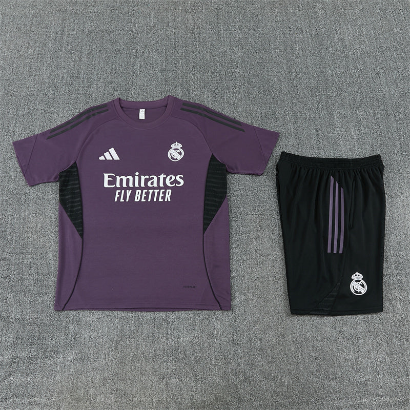 Real Madrid 2025/26 Purple Training Set | Adult + Kids Sizes