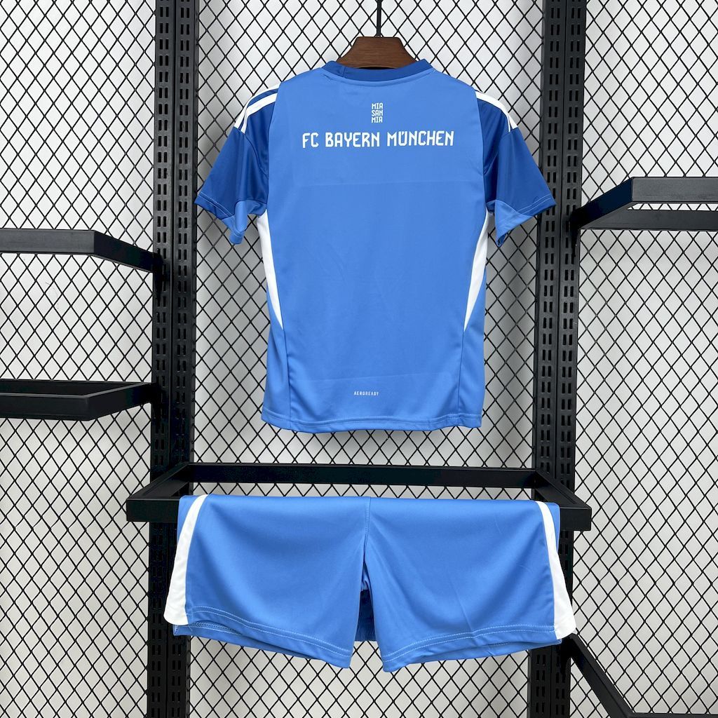 Bayern Munich 2025/26 Blue Goalkeeper - Kid Kit
