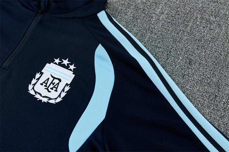 Argentina 2026/27 Navy ¼  Zip Training Set | Adult + Kids Sizes