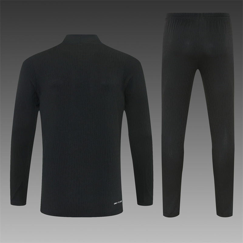 Barcelona 2025/26 Black Kobe ¼ Zip Training Set | Adult + Kids Sizes