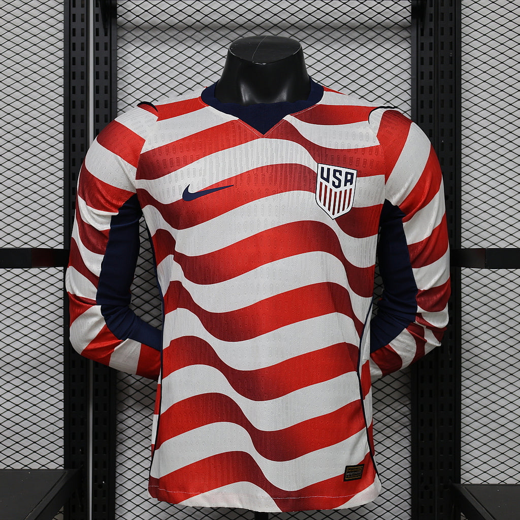 USA 2026 Home Long Sleeve - Player Version