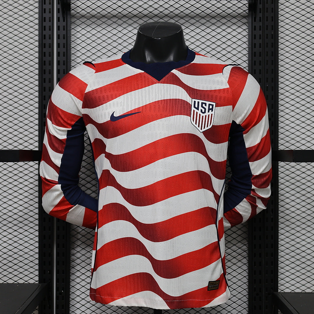 USA 2026 Home Long Sleeve - Player Version