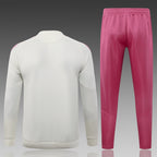 Real Madrid 2026/27 White/Pink Tracksuit  | Adult + Kids Sizes